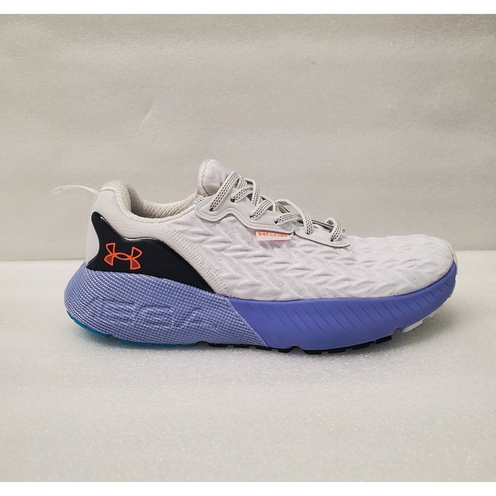 Under Armour HOVR Mega 3 Clone Womens Running Shoes White/Blue size 9 - Picture 2 of 11